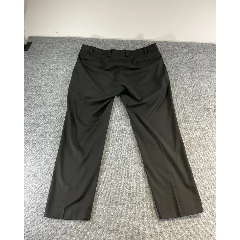 Lauren Ralph Lauren Total Comfort Dress Pants Mens 38x30 Black Stretch Flat Fron